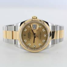 Thumbnail von Rolex Datejust 36 Ref.126203//Full Set//2019 Steel/Gold//Diamonds//#KS