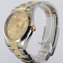 Thumbnail von Rolex Datejust 36 Ref.126203//Full Set//2019 Steel/Gold//Diamonds//#KS