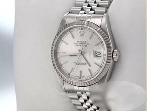 Thumbnail von Rolex Datejust 36 36mm 16234 2001 Stahl Weissgold 750 Automatik Stainless Steel 18kt White Gold Date Just Jubilé-band Chronometer Oyster