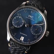 Thumbnail von IWC Portugieser Automatik 7-Days Steel Blue Dial