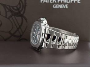 Thumbnail von Patek Philippe Nautilus 5980/1a Blue Dial - Punzone Di Ginevra Like New - Full Set 2009 Ita