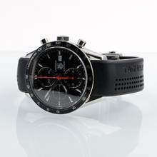 Thumbnail von TAG Heuer Carrera Calibre 16 chronograph CV2014 black dial Rubber strap