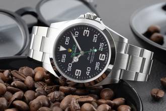 Thumbnail von Rolex Air King Automatik Oyster Edelstahl Herrenuhr Ref. 126900 B&P 2023