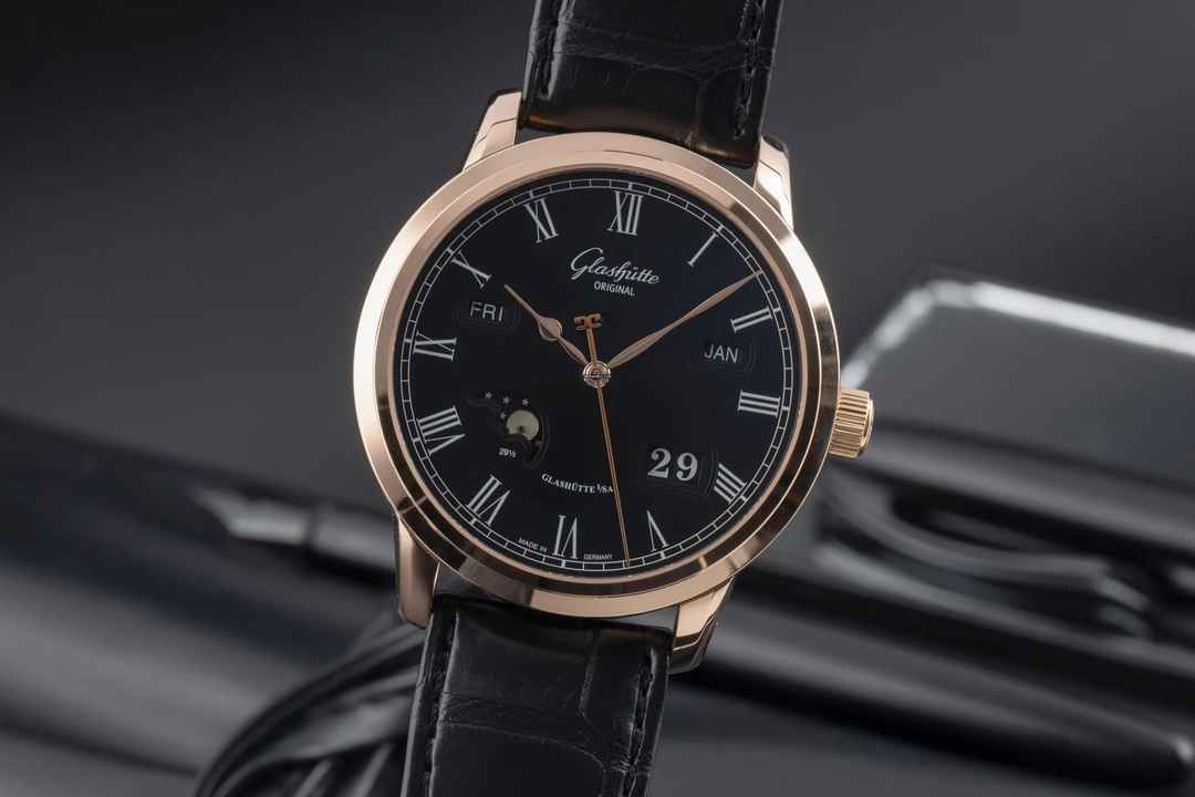  Glashütte Original Senator Ewiger Kalender Perpetual Calendar 18k Rotgold Ref. 100-02-25-05-05 