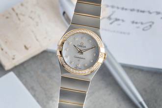 Thumbnail von Omega Constellation Quartz Stahl / Gold Quarz MOP Ref. 123.25.27.60.55.003 895.1011