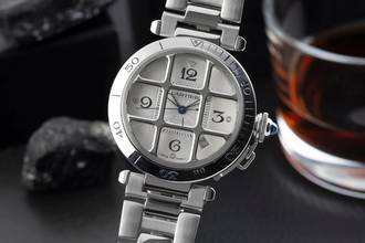 Thumbnail von Cartier Pasha de Cartier Plongeur Stahl Automatik Ref. W31040H3