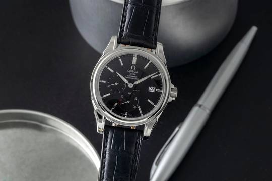  Omega De Ville Co-Axial Stahl Black Dial Automatik Herrenuhr Edelstahl Ref. 4832.50.31 