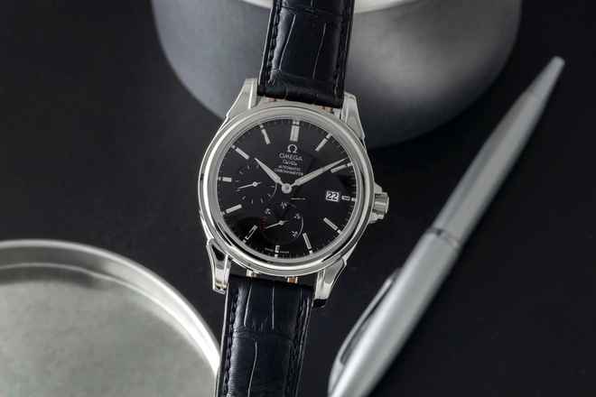  Omega De Ville Co-Axial Stahl Black Dial Automatik Herrenuhr Edelstahl Ref. 4832.50.31 