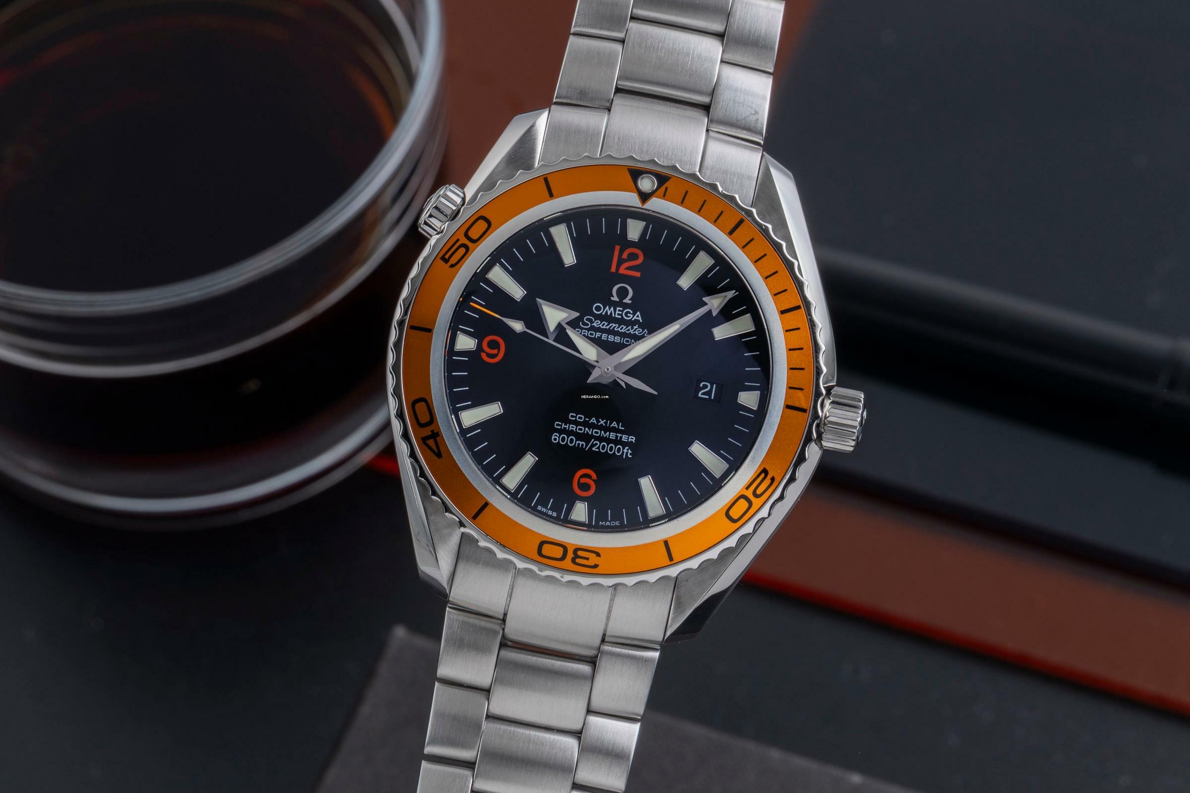  Omega Seamaster Planet Ocean Stahl Automatik Herrenuhr Ref. 2908.50.38 