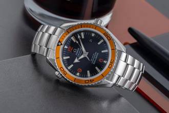 Thumbnail von Omega Seamaster Planet Ocean Stahl Automatik Herrenuhr Ref. 2908.50.38