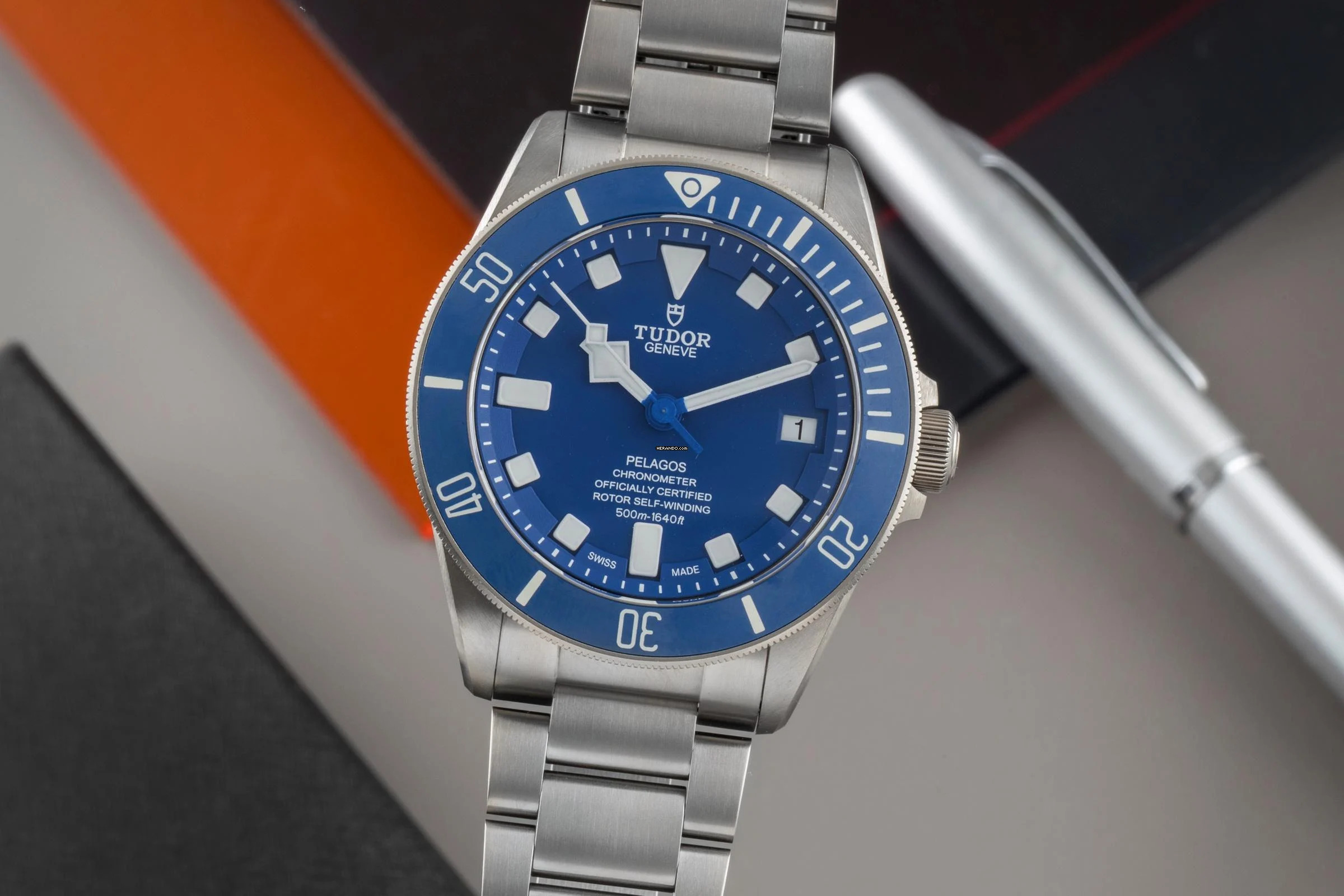  Tudor Pelagos Titan Automatik Herrenuhr Ref. M25600TB-0001 Box & Papiere 2019 