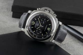 Thumbnail von Panerai Luminor 1950 3 Days Chrono Flyback Chronograph Automatik Herrenuhr Ref. PAM00212 B&P