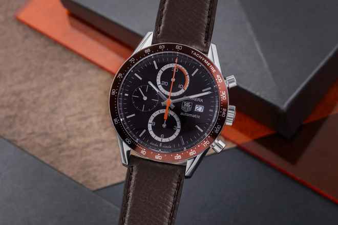  TAG Heuer Carrera Calibre 16 Chronograph Stahl Automatik Herrenuhr Ref. CV2013-0 