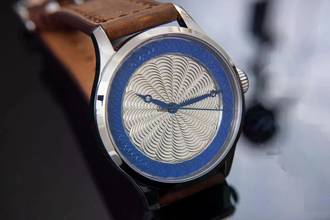 Thumbnail von Trenyo Freehand Double Guilloche Dial with 925 silver