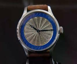 Thumbnail von Trenyo Freehand Double Guilloche Dial with 925 silver