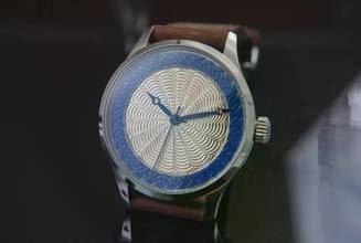 Thumbnail von Trenyo Freehand Double Guilloche Dial with 925 silver