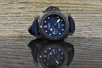 Thumbnail von Panerai Submersible Quarantaquattro Carbotech Blu Abisso PAM01232 ungetragen - 2025