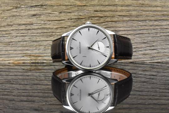  Jaeger-LeCoultre Master Grande Ultra Thin Q1358420 / 174.8.90.S Stahl - B&P 2015 