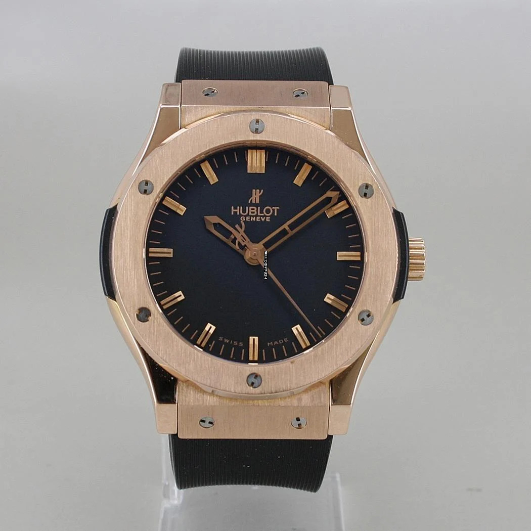 Thumbnail von Hublot Classic Fusion 18k Rotgold Kautschuk Faltschliesse Automatik Ø 45 mm