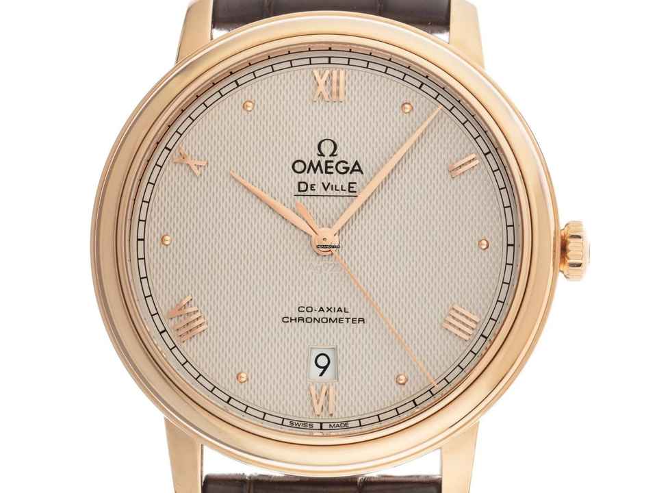  Omega De Ville Prestige 25th Anniversary Prestige Ref.424.53.40.20.99.001 2026 Full Set Ungetragen De Ville 25th Anniversary Prestige 18kt Sedna™-Gold 80g 