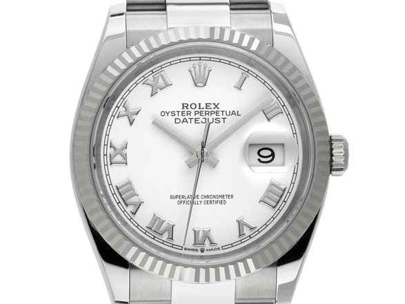  Rolex Datejust 36 Ref.126234 2022 Full Set wie Neu Datejust Stahl 18kt Weißgold 