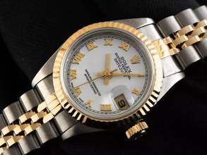 Thumbnail von Rolex Lady-Datejust Ref.79173 2000 Full Set sehr gut Vintage Datejust Lady