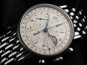Thumbnail von Chronoswiss Lunar Ref.CH7523 2010 original Box wie Neu Vintage Lunar Chronograph