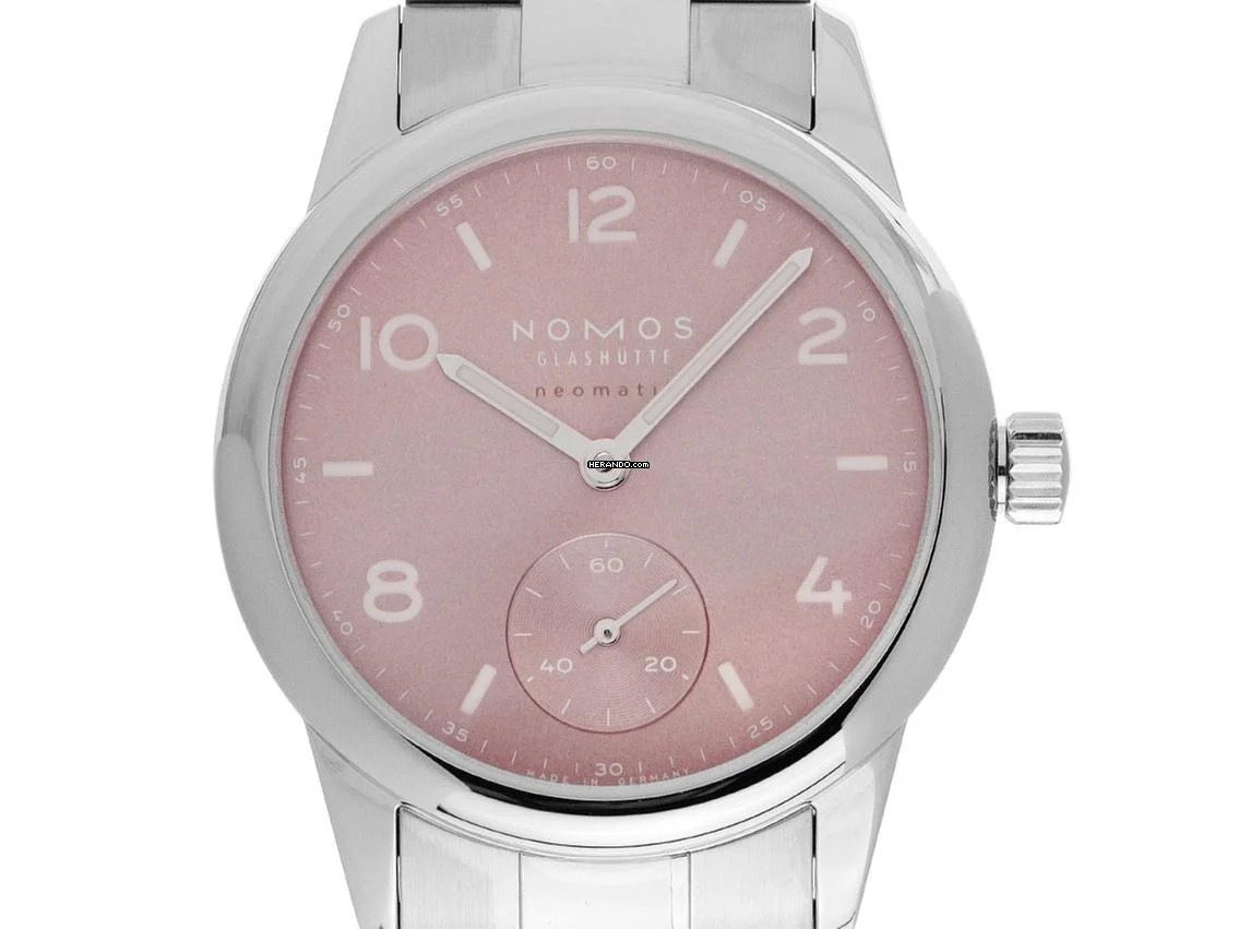  NOMOS Club Neomatik Glashütte Club Sport Neomatik Rosé Ref.756 2025 Full Set Neu Club Sport Neomatik 34 Rosé 