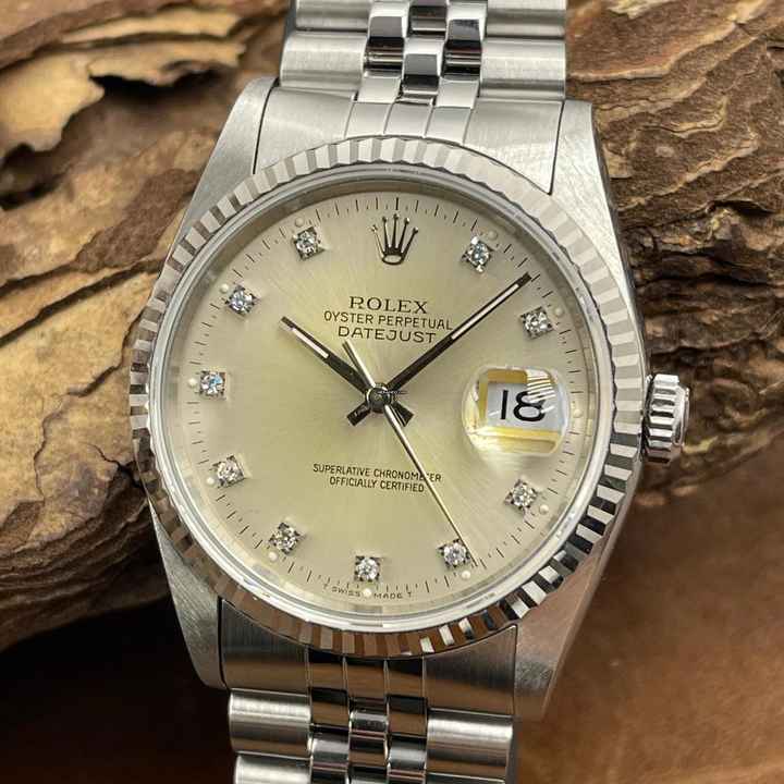  Rolex Datejust 36 Datejust 36mm - Diamant Zifferblatt - Ref. 16234 WatchRegister Extract 