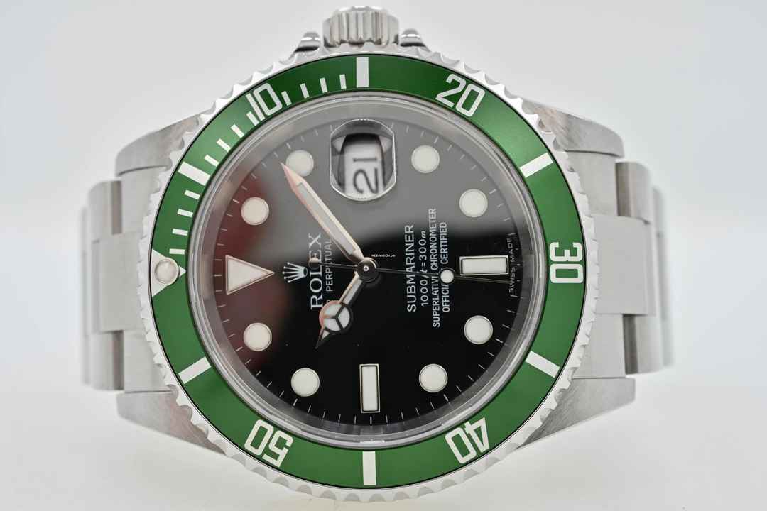  Rolex Submariner Date 50th 16610LV Full Set LC170 