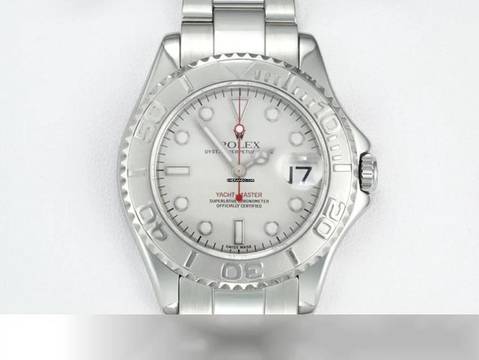  Rolex Yacht-Master 35mm 168622 2001/02 Stahl Platin 950 Automatik Yacht Master Stainless Steel Oyster-band Chronometer 