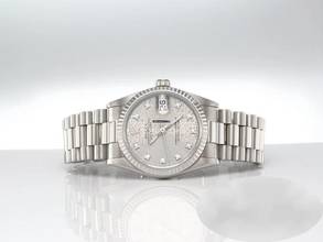 Thumbnail von Rolex Datejust 31 Medium Datejust 31mm Weissgold 750 Diamanten Automatik 18kt White Gold Damen Herren President-band Chronometer Oyster