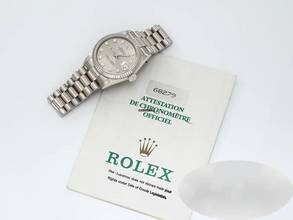 Thumbnail von Rolex Datejust 31 Medium Datejust 31mm Weissgold 750 Diamanten Automatik 18kt White Gold Damen Herren President-band Chronometer Oyster