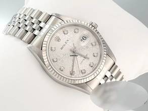 Thumbnail von Rolex Datejust 36 36mm 16234 2001 Stahl Weissgold 750 Diamanten Gold Damen Stainless Steel 18kt White Gold Jubilé-band Chronometer Oyster