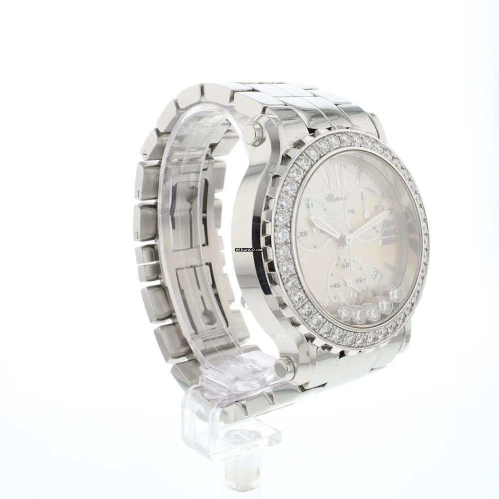 Thumbnail von Chopard Happy Sport Chrono Steel Diamonds MOP Dial