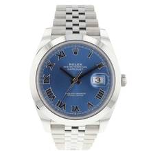 Thumbnail von Rolex Datejust 41 Steel Jubilee Azzurro Blue Roman Dial 99,9% NEW