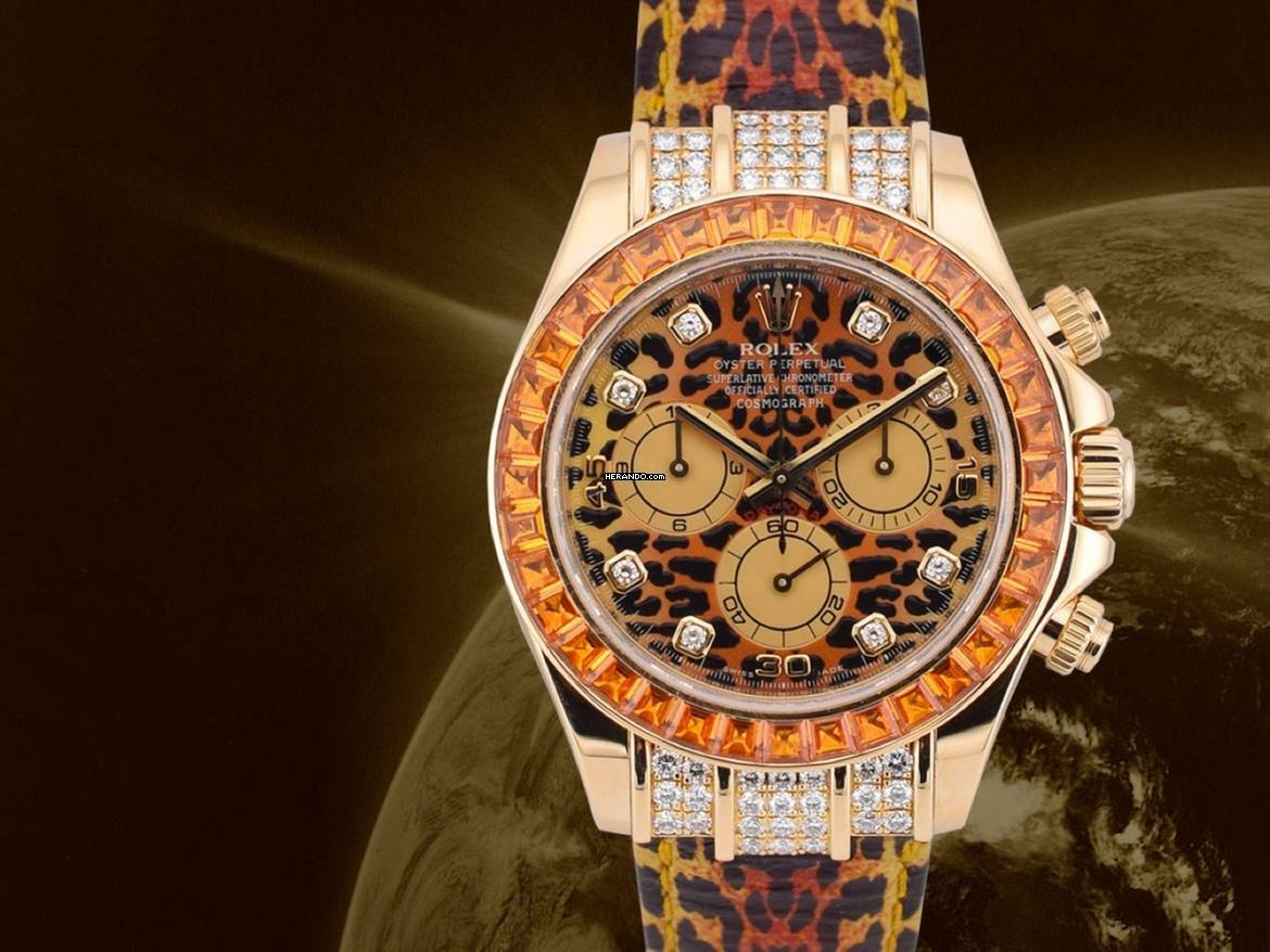 Rolex Daytona Cosmograph Daytona 16598saco Leopard Top Condition - Full Set 2008 Card