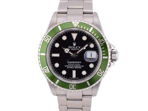 Thumbnail von Rolex Submariner Date 16610lv Kermit Full Set 2005 Ita