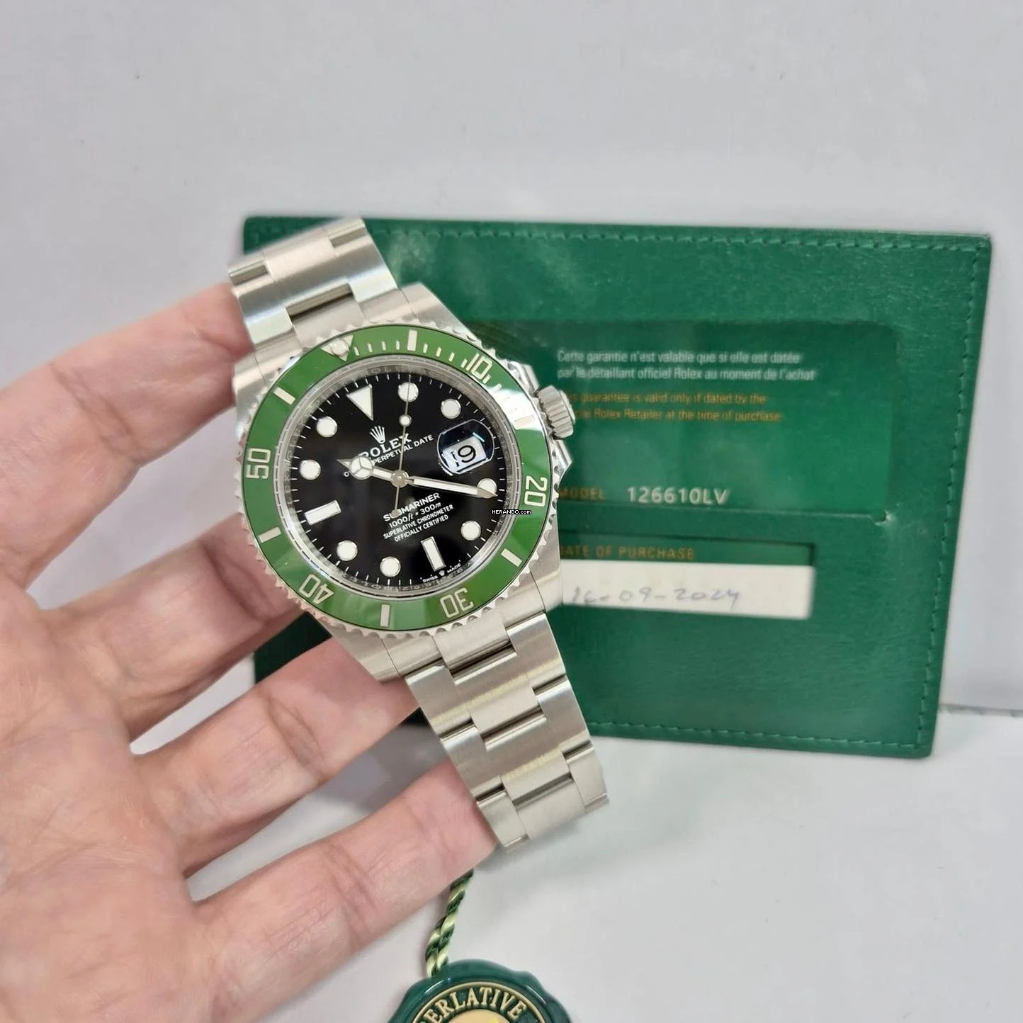  Rolex Submariner Date Starbucks 41mm Automático Completo 