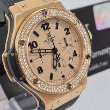 Thumbnail von Hublot Big Bang 44 mm Ouro Rosé Factory Diamonds Mat Dial 44mm Automático Completo