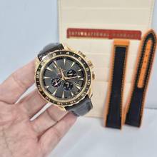 Thumbnail von Omega Seamaster Aqua Terra Chronograph GMT Ouro Rosé 44mm Automático Completo