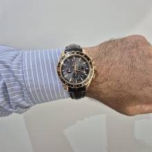 Thumbnail von Omega Seamaster Aqua Terra Chronograph GMT Ouro Rosé 44mm Automático Completo