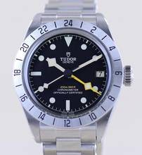 Thumbnail von Tudor Black Bay Pro GMT black Top Date B+P Diver Stahlband NOS