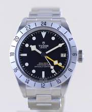 Thumbnail von Tudor Black Bay Pro GMT black Top Date B+P Diver Stahlband NOS