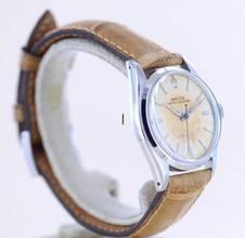 Thumbnail von Rolex Oyster Speedking cream dial Unisex Patina 1957 Hand Wind rar
