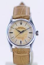 Thumbnail von Rolex Oyster Speedking cream dial Unisex Patina 1957 Hand Wind rar