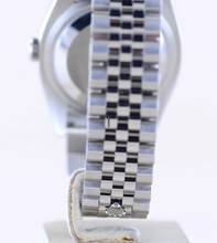 Thumbnail von Rolex Datejust 36 black 36mm golden Stick Dial Tuxedo Roulette Steel 116200 NOS