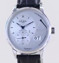 Thumbnail von Glashütte Original PanoReserve 40mm Gangreserve Datum Cal 65 silver Dial B+P