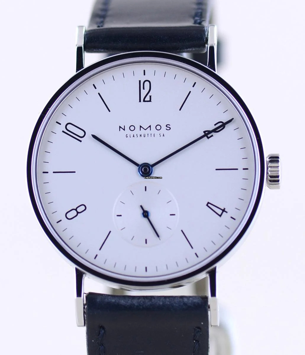  NOMOS Tangente 35 Expo 2000 kleine Sekunde Silver Dial Sondermodell 