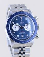 Thumbnail von Tudor Black Bay Chrono Blue Dial MT5813 41mm 2024 B+P Jubiléband ungetragen